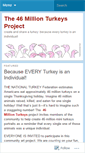 Mobile Screenshot of 46millionturkeys.com